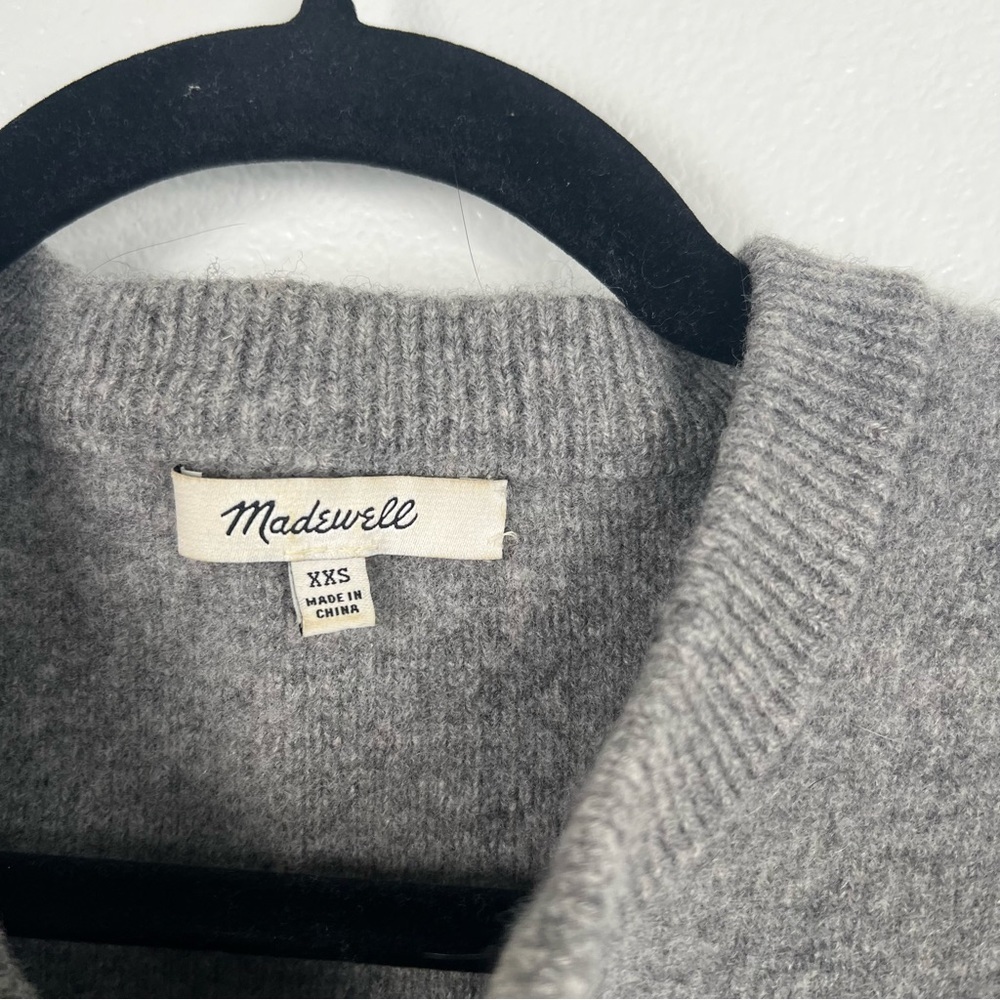 Madewell Merino Wool Lace Up Sweater - Picture 3 of 7